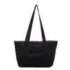 Bolso Tote Acolchado con Estampado de Letras 2025 Otoño e Invierno Nuevo Coreano de Gran Capacidad Bolso de Hombro Elegante para Mujer