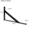 Soporte de Estante Triangular de Alta Resistencia para Pared, Soporte de Pared Engrosado para Estante de Almacenamiento Flotante