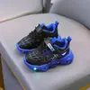 Zapatos de Cuero Estilo Coreano de Araña Nuevos de Primavera y Otoño Zapatos Infantiles con Luz LED Emisora para Niños de 1 a 6 Años Zapatos Deportivos Casuales