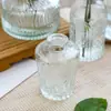 Vaso Criativo em Relevo Mini Vaso Francês Vaso Hidropônico Transparente Ornamentos Vintage Vaso de Vidro