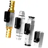 Válvula de Bola Toda de Cobre Zhuoji Rosca Interna y Externa Dn8 Interruptor de Agua 1/2 Pulgada Válvula Engrosada Dn20 3/4 Pulgada Cobre Niquelado Dn15