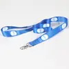 Lanyard de transferencia térmica de poliéster lanyard para teléfono móvil fábrica de insignias cuerda para tarjetas permiso de trabajo cuerda para teléfono móvil lanyard para certificado Cinturón de exposición