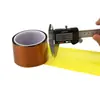 Fita de mascaramento PET de alta temperatura da fábrica de Dongguan, resistente ao calor e sem vazamentos, adequada para pintura em spray e cozimento, e suporta corte e vinco