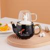 Juego de Té Estilo Japonés Ins con Tetera de Gran Capacidad, Exclusivo para Comercio Exterior de Amazon, Se Puede Añadir Logo, Regalo Empresarial