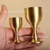 Fabricantes de origen en Dongguan cáliz de latón CNC vidrio de cobre vino adornos decorativos vaso de vino dorado