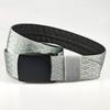 Cinturón de dinero oculto con diseño de malla W016 para hombre, con hebilla de placa de aleación, de nailon jacquard, cinturón táctico de moda para exteriores