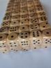 50 Piezas/Paquete, 100 Piezas/Paquete, Dados en Empaque de Ampolla, de 6 Caras, Esquinas Redondeadas, 12 mm, 14 mm, 16 mm, Dados Numerados, Termoencogibles