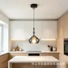 Lámpara colgante pequeña de cristal retorcido de lujo moderno, estilo nórdico para comedor, barra de bar, candelabro de una cabeza para ambiente de dormitorio, pasillo y recibidor