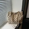 Moda Otoño 2026 Bolso de Viaje Moderno y Sencillo Bolso de Hombro de Moda Estilo Coreano Chic Bolso Tote de Lunares para Mujer