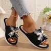 Zapatillas Transfronterizas de Satén de Seda Frescas, Zapatillas de Algodón y Lino, Zapatillas Gruesas para el Hogar de Interior Amazon Europeas y Americanas para Mujer, Zapatillas de Lino con Lazo