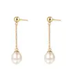 Brincos Arvaleff de Prata S925 Brincos de Pérola Luxo Acessível Galvanoplastia de Alta Qualidade Ouro 14K Brincos Retro Transfronteiriços