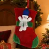 Meia de Natal Sacola de Presente de Natal Enfeite de Meia de Natal Enfeite de Árvore de Natal Sacola Decorativa