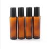 Estoque de fábrica frasco transparente de 10ml para bola de caminhada frasco marrom de 15ml com roll-on variedade de acessórios frasco de perfume opcional
