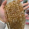 Piedra Natural Cubo de Azúcar 8mm Cuadrado Ágata Cuadrado Accesorios de Joyería DIY Semiterminados Cuentas Sueltas