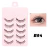 Dingsen Pestañas Postizas Mayoreo Suministro Estable 5 Pares de Pestañas Maquillaje Natural Maquillaje Diario Pestañas Cos