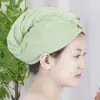 Gorro para Secar el Cabello de 75g Hecho de Vellón de Coral de Alta Densidad, Color Puro, Elegante, Suave, Absorbente, Engrosado, Popular para el Uso Diario en Casa