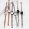 Reloj Estudiante Femenina Estilo Coreano Simple Pequeño Esfera Pequeña Malla Retro Correa Todo-fósforo Chica Estilo Mori Casual Reloj de Cuarzo