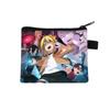 Bolsa de Naruto para niños de poliéster grande monedero de dibujos animados tarjetero estampado impermeable bolsa de almacenamiento colaboración anime