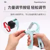 Dispositivo de Agarre de Fuerza de Conteo Ajustable para Hombres, Dispositivo Profesional de Fuerza de Muñeca Recubierto de Goma, Entrenador de Fuerza de Mano para Entrenamiento Físico, Músculo del Brazo
