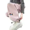 Pantalones de Primavera para Niñas 2025 Nuevos Elegantes de Pierna Ancha para Niños Mayores, Pantalones Deportivos Casuales tipo Jogger para Niños