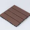 Piso de Madera Plástica Entrelazado para Exteriores e Interiores Venta al por Mayor Piso Compuesto de Madera Plástica Anticorrosión Ecológico Piso de Madera Plástica para Patio