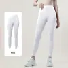 Calça de Yoga para Primavera e Outono Secagem Rápida Cintura Alta Sem Costura Leggings de Yoga Malha para Treino Esportivo Calça Cropped