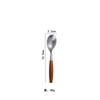 Vajilla con mango de madera maciza ins cuchillo y tenedor cuchara tenedor de postre juego de cuchara 304 acero inoxidable madera valor de color alto fábrica de vajilla occidental