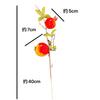 Simulación Fruta y Verdura 2 Granadas Cubeta Año Nuevo DIY con Decoración para el Hogar Baya Año Nuevo Flor Año Nuevo Flor Falsa