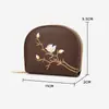 Fábrica de Origen Mini Porta Tarjetas Transparente con Cremallera de PU para Mujer, Porta Tarjetas Multifuncional con Logo Personalizable, Mayoreo