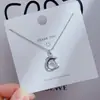 Diseño de moda sentido acero de titanio collar mujeres no se desvanece red popular cadena de clavícula temperamento lujo ligero nicho collar joyería al por mayor