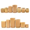 Produtos de bambu naturais sem laca copo de bambu copo de bambu copo de bambu taça de vinho copo carbonizado gravação
