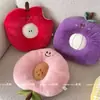 Almohada de Felpa Fruta Dopamina de Dibujos Animados Cojín para Sofá Cojín para Siesta en Escritorio de Estudiante Decoración de Sala de Estar Regalo