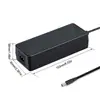 Adaptador de Corriente 24V4A Personalizado con Certificación Kc/3C/Ul, Adaptador de Escritorio Estándar de EE. UU. 96W 12V8A Fuente de Alimentación