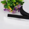 Elástico preto e branco com acabamento contrastante, cós elástico para calças, roupas e roupas de boneca, acessório DIY, poliéster elástico