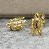Acessórios de joias artesanais faça você mesmo pingente de sino de cobre suporte de tampa de flor 6*11mm grampo de cabelo acessórios de cabelo passo a passo material de agitação A422