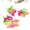 Novas joias de arco de bola de diamante cor fluorescente sem costura faixa de borracha infantil anel de cabelo joias de cabelo de bebê