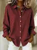 Camisa a cuadros de manga larga con cuello vuelto versátil para mujer, nueva, transfronteriza europea y americana 2026, Ropa de mujer de moda trendy para las cuatro estaciones, europea y americana