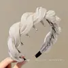 Faixa de Cabeça Floral Dentada Doce para Mulheres, Uso Diário ao Ar Livre, Faixa de Cabelo com Fita Superior de Caveira Alta, Prendedor de Cabelo Integrado, Acessório de Cabelo