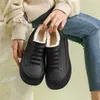 Botas de lluvia de moda transfronterizas para mujer con plantilla elevadora de altura, zapatos impermeables, terciopelo fijo, cálidos de invierno, zapatos para el agua, antideslizantes, zapatos de cocina
