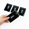 Portatarjetas antirrobo lámina de plata portatarjetas rfid anti-escaneo estilo ins anti-desmagnetización lámina de aluminio láser protector nfc portatarjetas