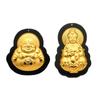 Colgante Buda masculino de jade tinta de Hotan con incrustaciones de oro jade oro Guanyin colgante de jade marca dragón suministro en vivo fabricantes suministro al por mayor