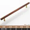 Manija de Armario de Madera de Haya y Nogal Tirador de Cajón de Madera Maciza Latón Manija de Puerta de Gabinete de Madera Armario Infantil Estilo Chino Nuevo