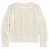 Suéter de cashmere vazado, pulôver de tricô com gola redonda, camada base espessa, 100% cashmere, suéter de caimento solto para mulheres, coleção outono/inverno 2026