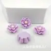 Flor de girasol de tres dimensiones color flor resina accesorios diy pegamento de crema carcasa de teléfono móvil accesorios para el cabello pinza para el cabello material de joyería