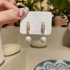 Aretes Geométricos Largos Más Vendidos Transfronterizos Aretes Pequeños Frescos Simples Moda Ol Aretes de Estilo Frío de Alta Gama