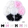 Joias para Unhas Patch de Sete Flores Mistas Laço Patch Aurora Urso Strass Pérola Decoração de Unhas Lantejoulas de Diamante