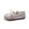 Sapatos femininos 2025 primavera e outono novos sapatos casuais para meninas sola macia tênis infantis all-match sapatos gravata borboleta sapatos estilo ocidental