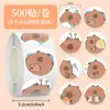 500 Pegatinas Pegatinas en Rollo Más Vendidas Colección Grande de Ins de Aspecto Elevado Lindas de Dibujos Animados Pegatinas Decorativas para Bloc de Notas Pegatinas de Sellado