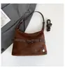 Bolsas Modernas e de Alta Qualidade para Mulheres 2025 Nova Tendência de Inverno Bolsa Transversal de Grande Capacidade Bolsa de Ombro Tote Casual Versátil