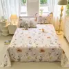 Sábana de Cama de Algodón 100% Clase A Algodón de Xinjiang Engrosada Cepillada Estampado Floral Funda Nórdica de Algodón Individual Doble Persona Cuatro Estaciones Uso en el Hogar